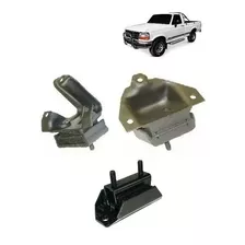 Kit 3 Coxim Motor E Cambio Ford F1000 4.9 Anos 94 Á 98