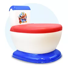 Pélela De Bebe Diseño De Inodoro Con Sonido Disney Color Azul Y Rojo Mickey