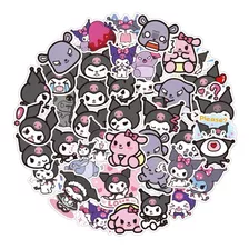 Pack Sticker Gatito Diva Kuromi Hello