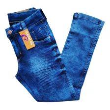 Calça Jeans Masculina Com Lycra Infantil Tam 4 Ao 16 Anos. 