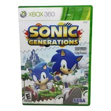 Jogo Sonic Generations Xbox 360 Original Mídia Física