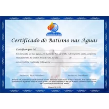 100 Certificado Personalizados Beatismo, Obreiro..