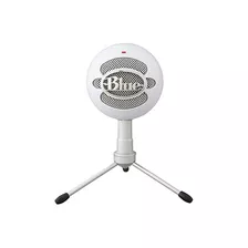 Microfone Condensador Usb Logitech Blue Snowball Ice Branco