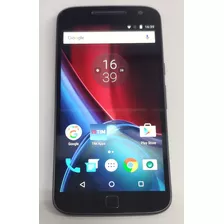  Moto G4 Plus Dual Sim 32 Gb Preto Usado + Relógio De Brinde