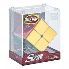 Cubo Rubik Cyclone Boys Metálico 2x2 Magnético Premium 