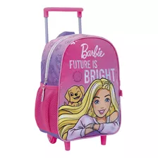 Mochila C/carro Barbie 12 