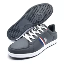 Tenis Casual U.s. Polo Assn. Color Dk Gris Modelo 48-033