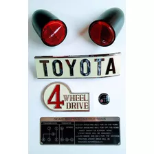 Toyota Land Cruiser Fj40 Emblemas Y Reflectivos Plaqueta 4