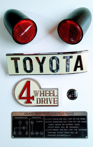 Foto de Toyota Land Cruiser Fj40 Emblemas Y Reflectivos Plaqueta 4