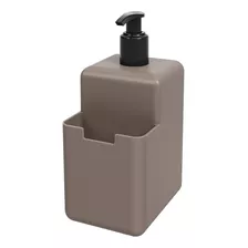 Dispensador De Jabon De Plastico Coza 500ml Single Warm Gray