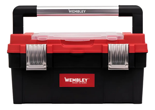 Caja Herramientas Wembley 19 Con Organizador 44x23x23 8367 Rojo