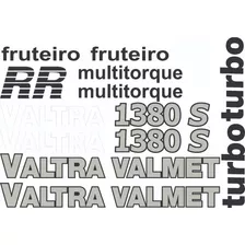 Decalque Faixa Adesiva Trator Valtra Valmet 1380 S Fruteiro