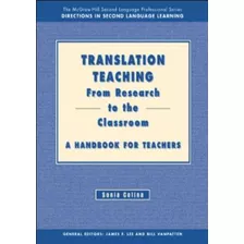 Translation Teaching From Research To The Classroom