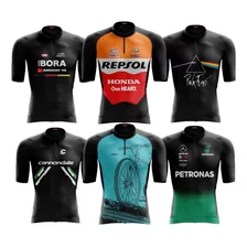 Roupa Ciclismo Mascuina Camisa Ciclista Equipe Pro Bike