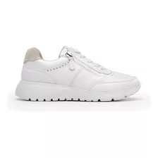 Tenis Flexi Para Mujer Estilo 129701 Blanco