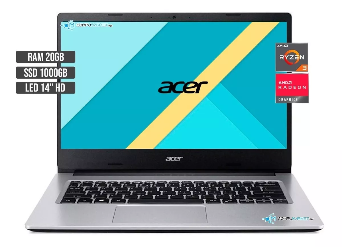 Computador Portatil Acer Amd Ryzen 3 3250u Ssd 1tb Ram 20gb