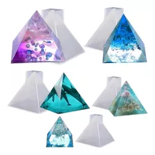 Molde Silicona Para Resina Pirámide Triangulo 8.3cm