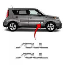 Par Escrita Friso Adesivo Lateral Kia Soul