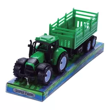 Trator A Fricção De Brinquedo Farmer Truck Pica Pau