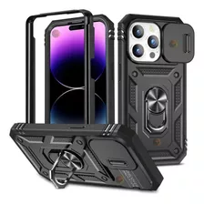 Case iPhone 12 Pro Max C/ Marco 360° Protector Cubre Cámara 