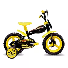 Bicicleta Aro 12 Infantil Track Bikes Tracktor Pa Amarelo