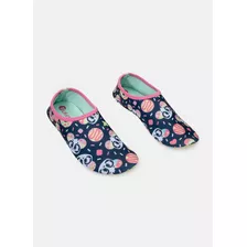  Sapato Slip On Antiderrapante Menina Panda Donut Puket