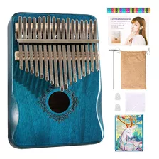 Kalimba 17 Teclas Pulgar Piano Africano Instrumento Musical