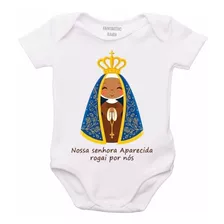 1 Body Bebê Infantil Personalizado Nossa Senhora Cód 5457