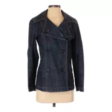 Jaqueta Casaco Blazer Femino Gap Alfaiataria Jeans Longo