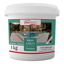 Rejunte Acrílico Impermeável Flexfloor 1kg Azul Cobalto