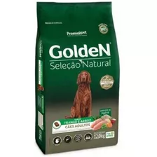 Ração Golden Seleção Natural Cães Adultos Sabor Frango -12kg