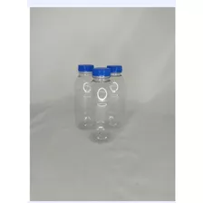 Envase Plástico Pet 250ml/cc Con Tapa Rosca Azul 29mm 