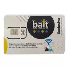 Sim Bait Chip Bait Con 100 De Saldo Distribuidor Oficial 