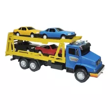 Brinquedo Caminhão Cegonha Truck C/ Frota De Carrinhos