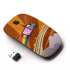 Ratón Koolmouse, Dibujo Gato Volador/inalambrico 2,4 G