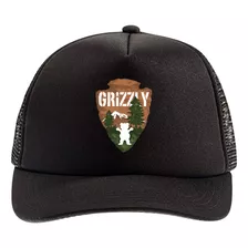 Jockey Grizzly National Treasure Trucker Hat - Negro