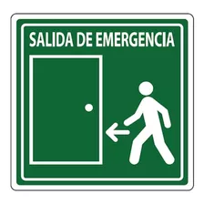 Señal De Salidas De Emergencia, Mxsev-021, 25x25 Cm, De Eva