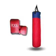 Promo Boxeo : Bolsa De Boxeo 1.20 Cm + Guantin + Relleno