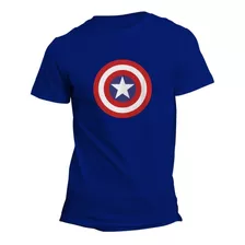 Playera Capitan America Escudo Mod 1. Super Heroes