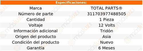 Flasher Electrnico Renault Fuego L4 2.2l 84/85 Total Parts Foto 2