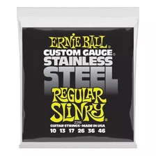 Encordoamento Guitarra 0.10 Ernie Ball 2246 Regular Slinky