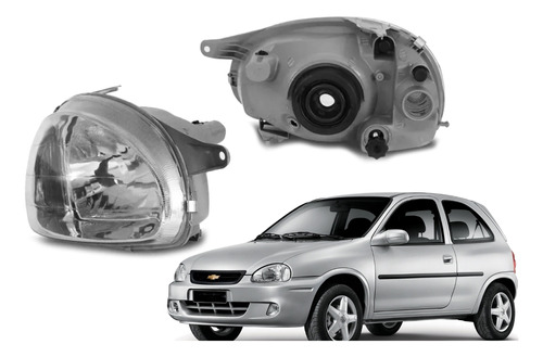 Par Opticos Para Chevrolet Corsa 2000 2001 2002 2003 2004 Foto 3