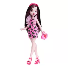 Monster High Muñeca Draculaura Articulada Con Accesorios 