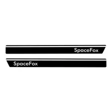 Adesivos Compatível Spacefox Faixas Lateral Kit Par R116