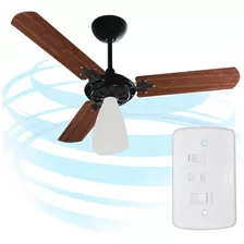 Ventilador De Teto Com Lustre 3 Pás Potênte 130w Economico