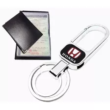 Chaveiro Volkswagen Metal Mosquetão + Porta Documento Carro