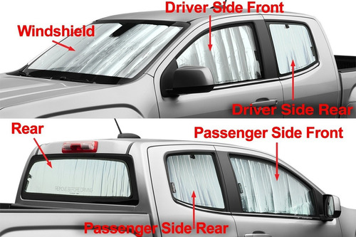 Juego De Parasoles Sunshade Mercedes Benz C-class 2015-2021 Foto 5