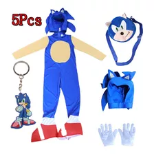 Disfraz De Sonic Tails Para Cosplay Para Niños+llavero