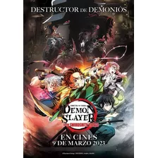 Póster Original Demon Slayer, Destructor De Demonios