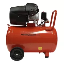 Compresor De Aire Eléctrico Portátil Horse Power Ac810025 100l 3hp 220v 50hz Naranja